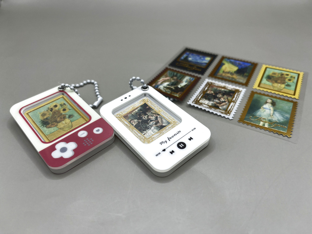 セリア フォトキーホルダー ゲーム　ミュージック