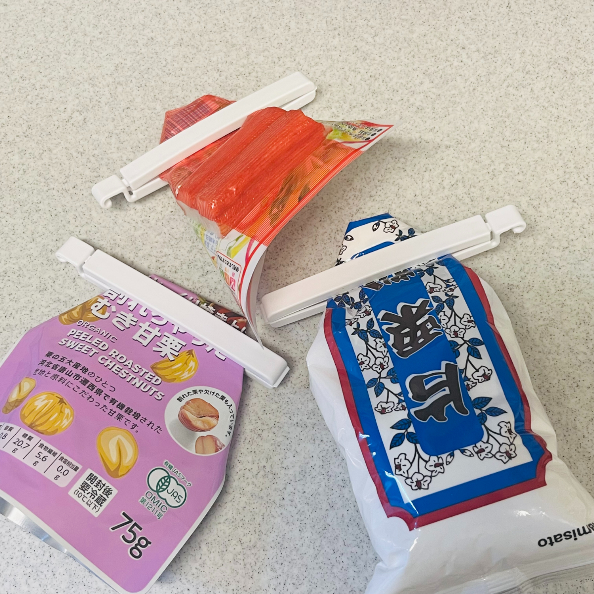 ダイソー ホルダー付き袋クリップ 