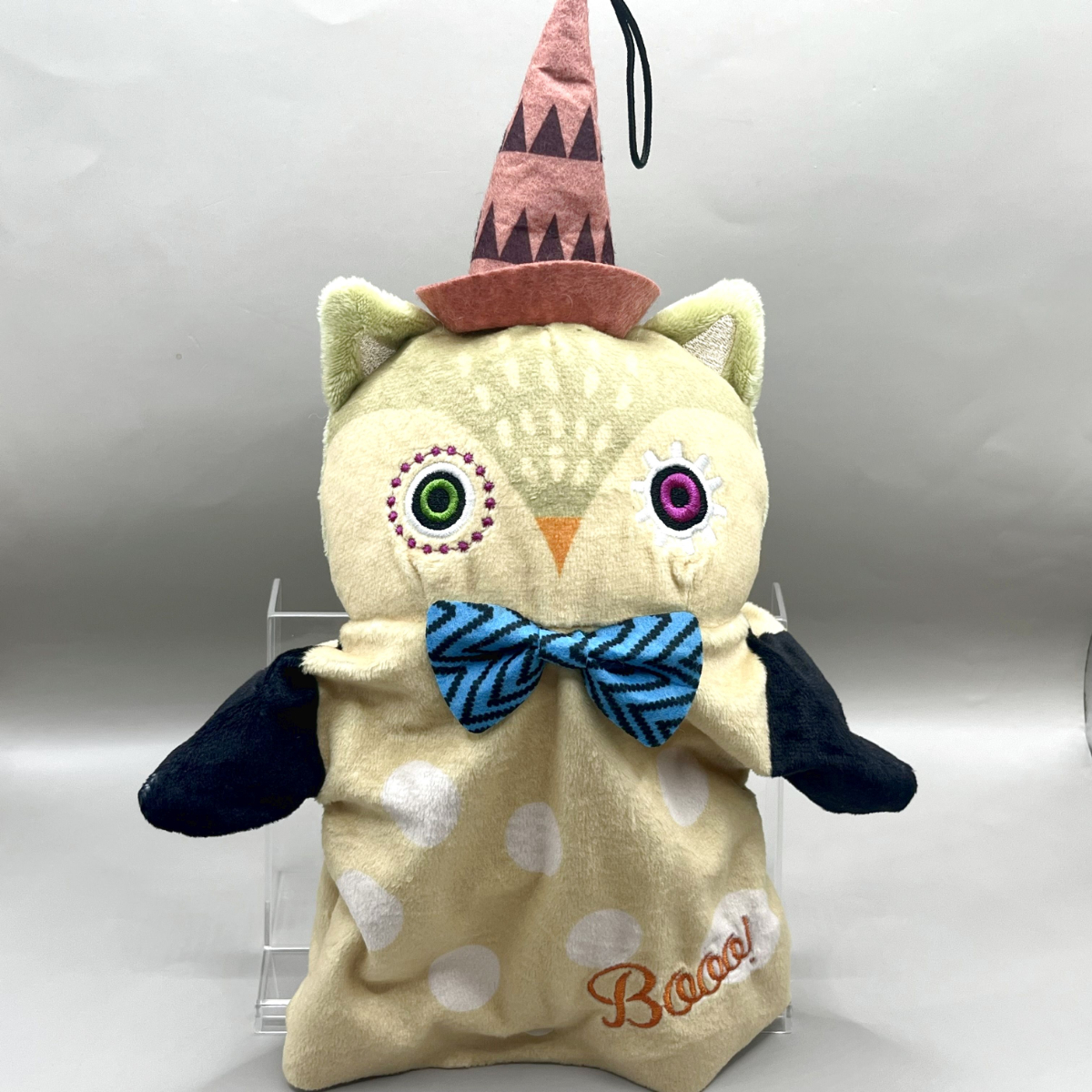 カルディ 2025 ハロウィン フクロウパペット オッドアイ