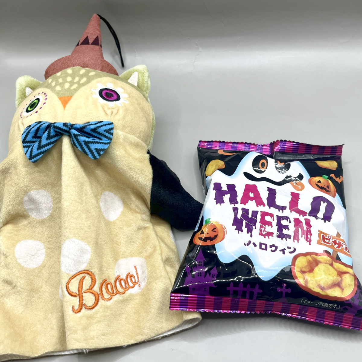 カルディ 2025 ハロウィン フクロウパペット お菓子