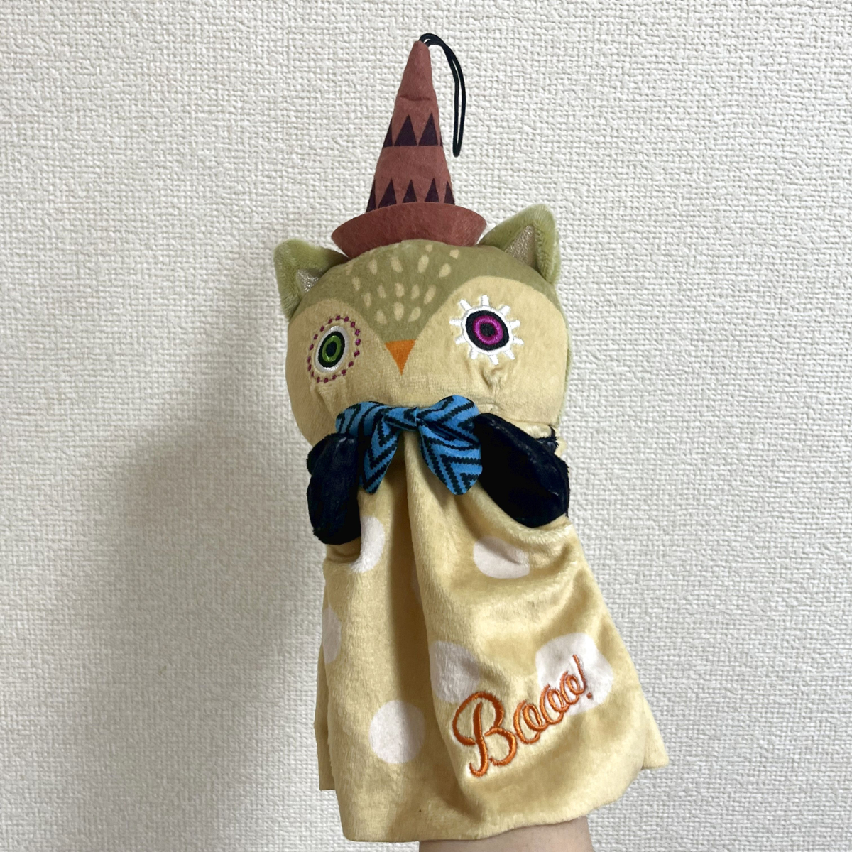 カルディ 2025 ハロウィン フクロウパペット 