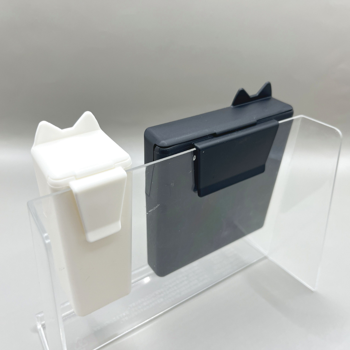 ダイソー ねこふせんケース クリップ