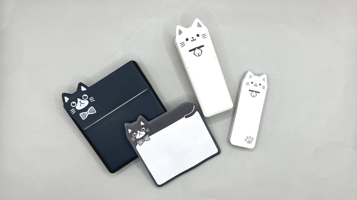 ダイソー ねこふせん ケース