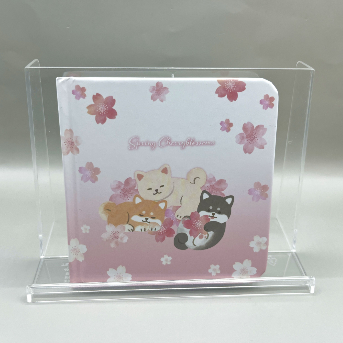 2026春 キャンドゥ 桜 柴犬 ハードカバー ノート